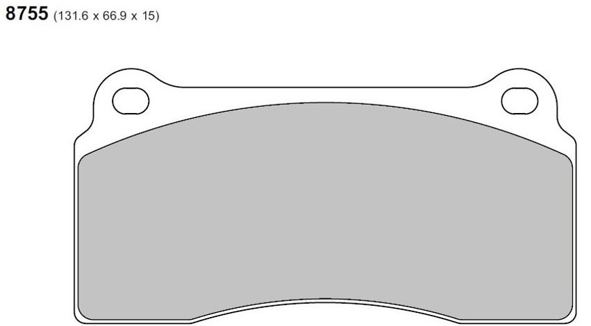 PBS ROTORA FC4 Performance Brake Pads 8755
