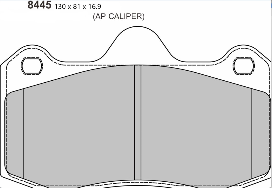 PBS MCLAREN 570/ 650/ MP4 Performance Brake Pads 8445