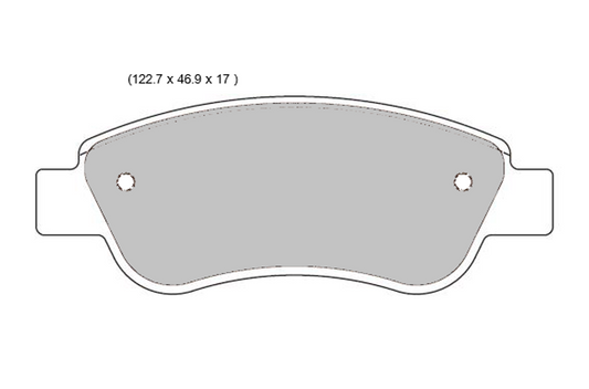 PBS Peugeot 107 / 108 Front Performance Brake Pads 8419