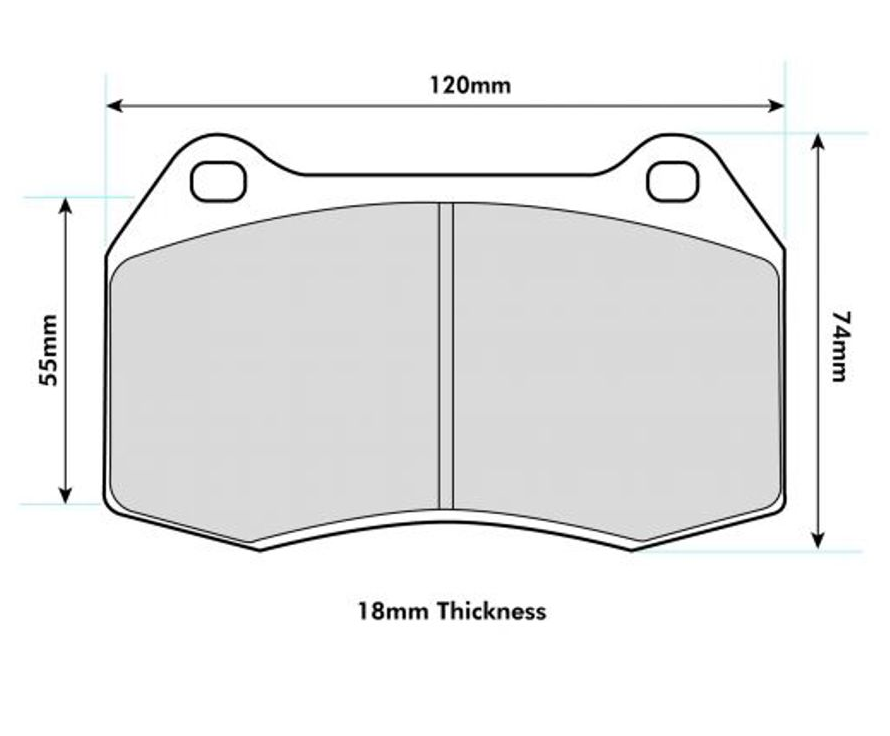 PBS FIAT Coupe 2.0 16V Turbo Performance brake pads 0904PR