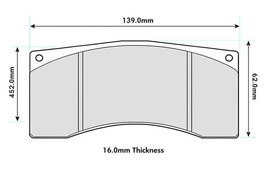 PBS PEUGEOT 208 N5 (2018 specs) Performance Brake Pads 6820