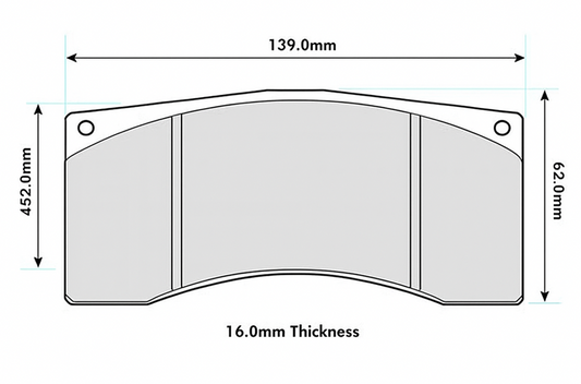 PBS SKODA Fabia Rally Performance Brake Pads 6820