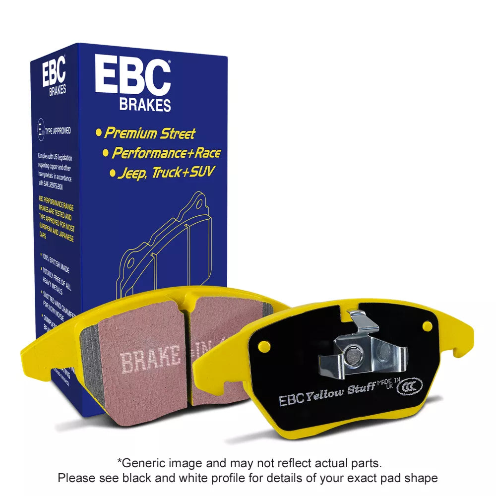 EBC Front Yellowstuff Brake Pads Audi S3 8V - 2013-2016