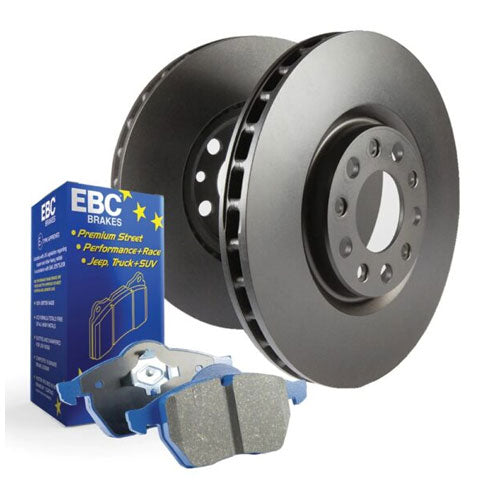 EBC Bluestuff Pads and Plain Disc Front Kit - Honda