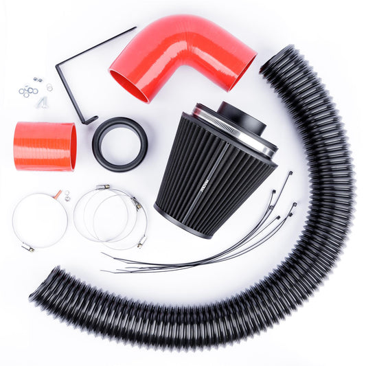 Ramair Performance Pleated Induction Kit for VW MK5 Golf R32 3.2 V6  - Black Hoses