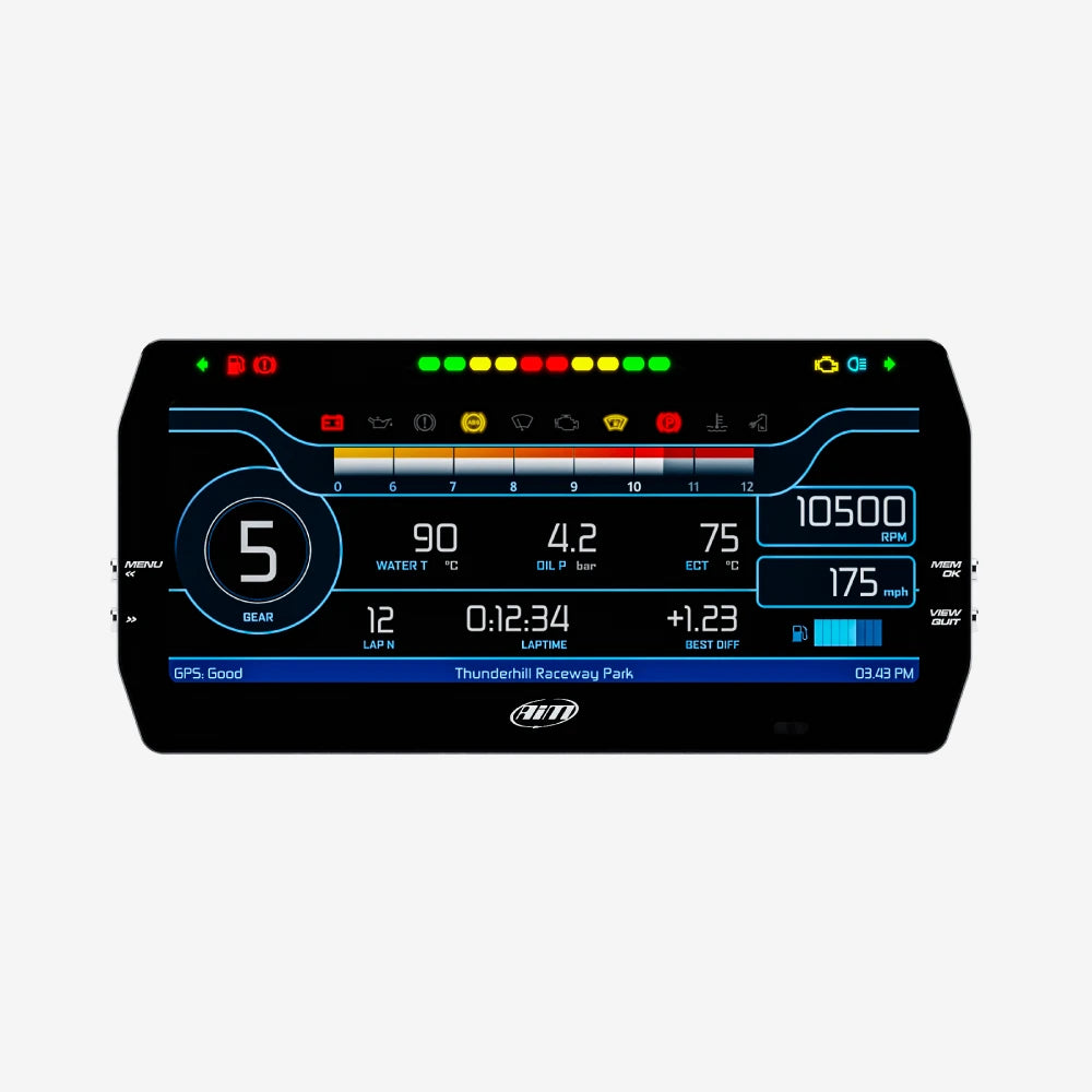 AIM MXT 1.3 Strada 10" NON Logging Digital Dash Display