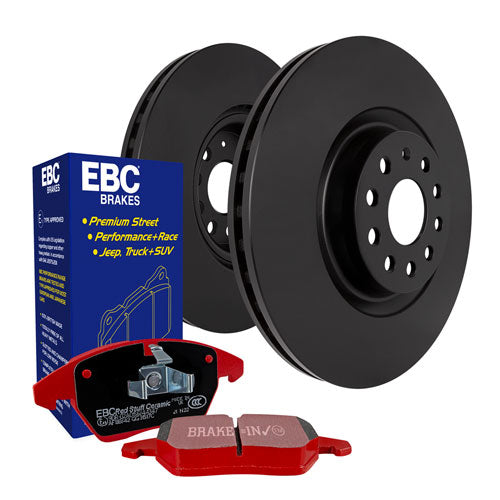 EBC Redstuff Pads and Plain Disc Front Kit - Honda